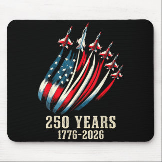 Mousepad Tributo Americano 4 De Julho 250 Anos 1776-2026
