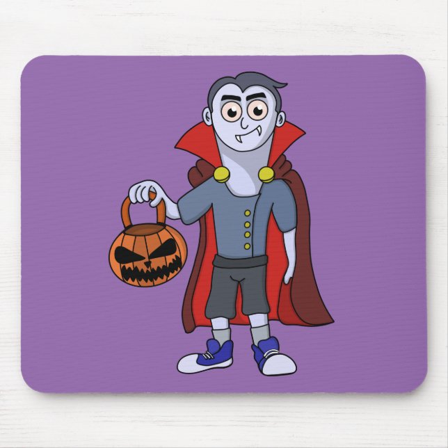 Mousepad Trick e trate um vampiro no Halloween (Frente)