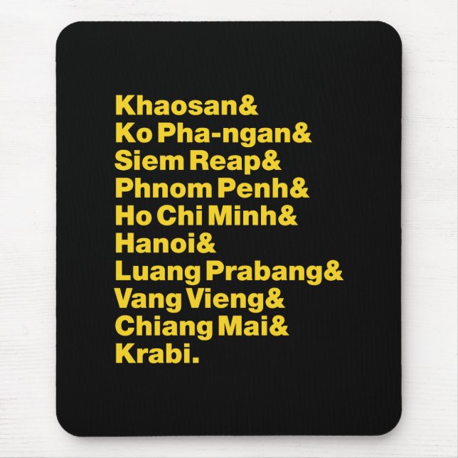 Mousepad Trilha / Circuito de Banana Pancake (Frente)