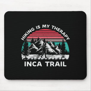 Mousepad Trilha inca masculina para caminhada em machu picc