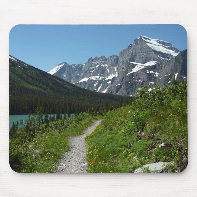 Mousepad Trilha Josephine Lake com Monte Guild no Glaciar (Frente)