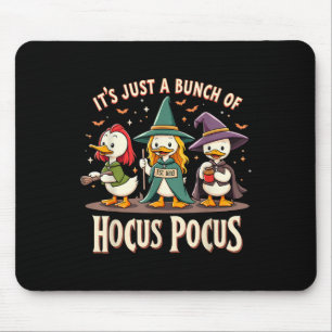 Mousepad Trio de Pato Fofo Bruxaria Foco Pocus Magia de Hal