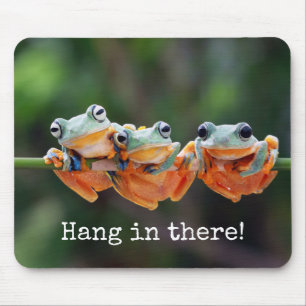 Mousepad Trio de Sapos de Árvore - Aguentem-se