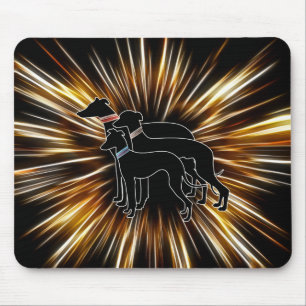Mousepad Trio Silhuettes de Sighthound V1