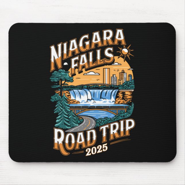 Mousepad Trip. 2025 - Férias de Verão de Niagara Falls (Frente)