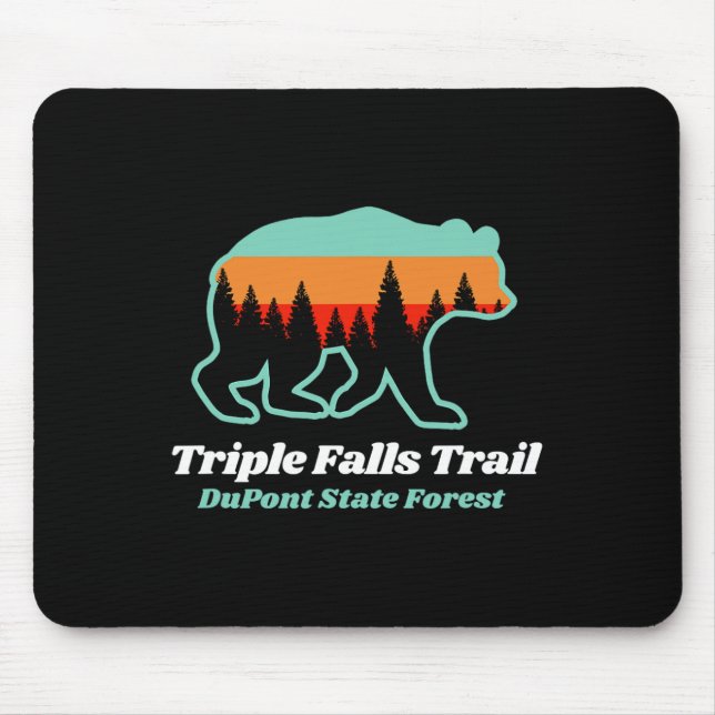 Mousepad Tripla Quebra do Caminho Dupont, Urso Florestal do (Frente)