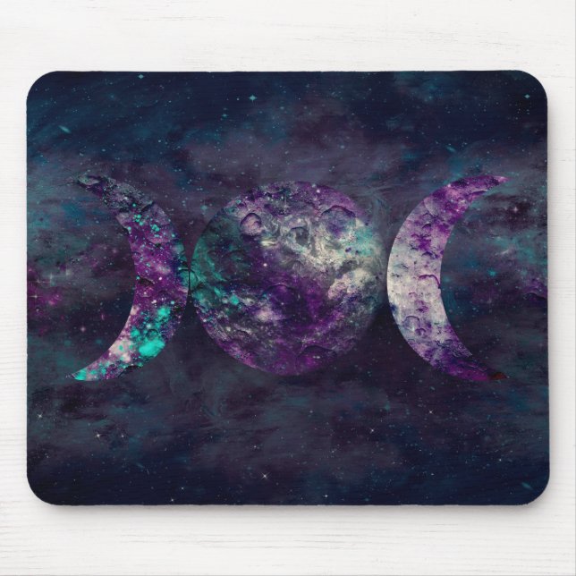 Mousepad Triple Moon Goddese Luna Universo (Frente)