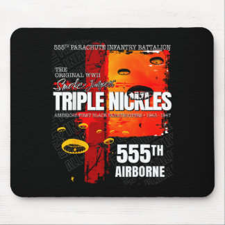 Mousepad Triple Nickles 555º Batalhão de Paraquedistas Smok