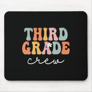 Mousepad Tripulação da Terceira Série Retro Groovy Vintage 