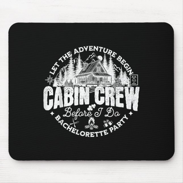 Mousepad Tripulação de Cabine Antes de Fazer Festa de Solte (Frente)
