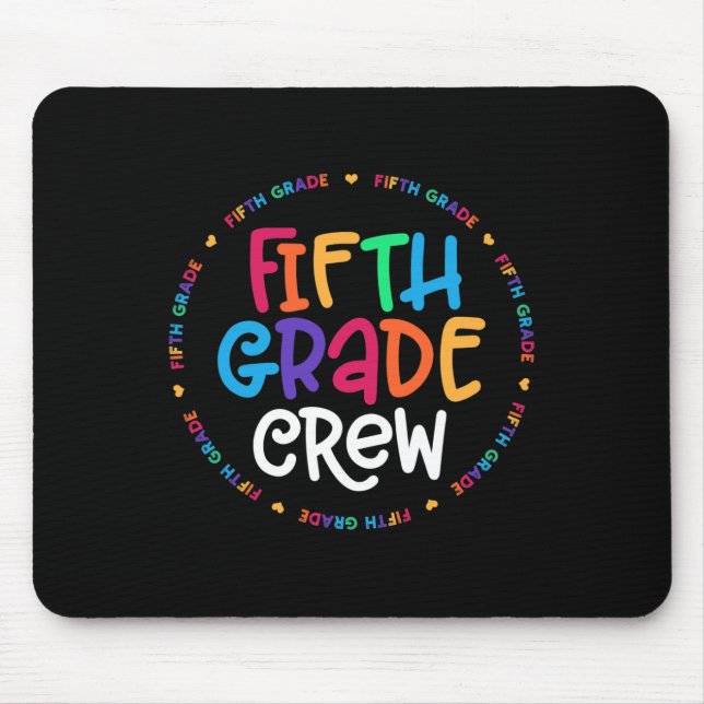 Mousepad Tripulação Do Quinto Grau De 5 De Volta Ao Profess (Frente)