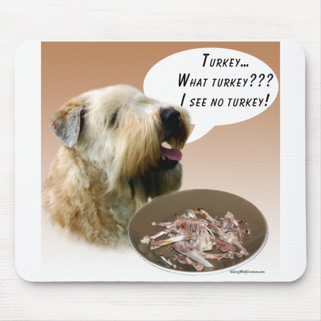 Mousepad Tripulação macia, Terrier Turquia (Frente)