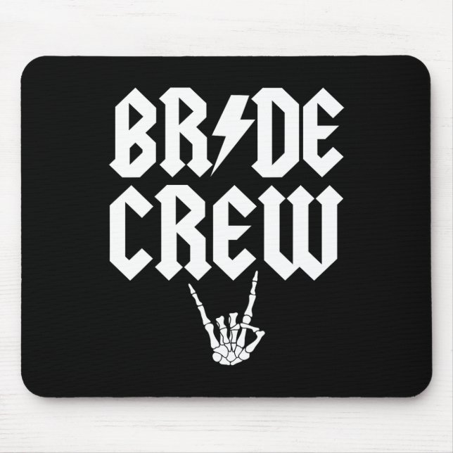Mousepad Tripulação Rock N Roll Bachelorette Gótico do Hall (Frente)