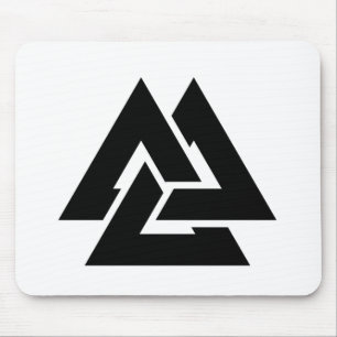 Mousepad Triquetra do símbolo de Valknut
