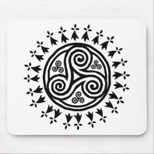 Mousepad Triskel & hermines bretães