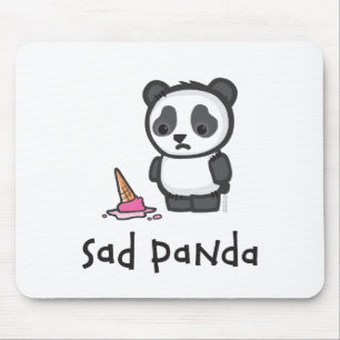 Mousepad triste da panda