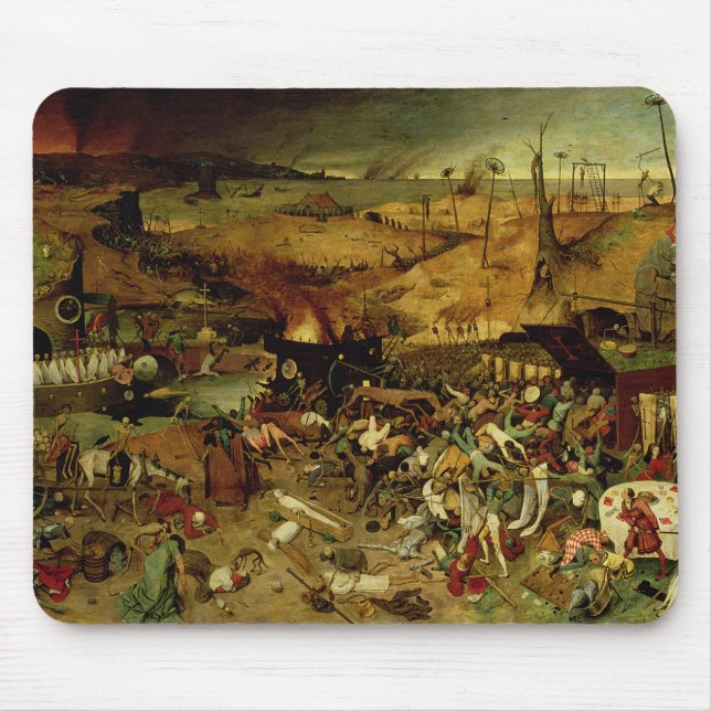 Mousepad Triumph da morte, c.1562 (óleo no painel) (Frente)