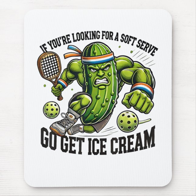 Mousepad Trocadilho engraçado para amante de Pickleball com (Frente)