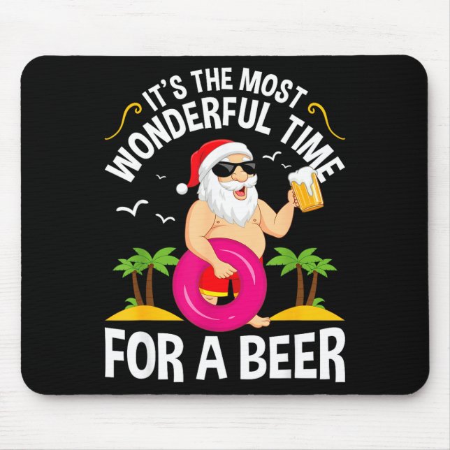 Mousepad Trocal Christmas It's The Most Wonderful Time For  (Frente)