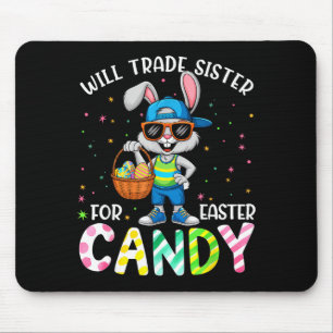 Mousepad Trocar Irmã Por Doces De Páscoa De Páscoa Para Cri