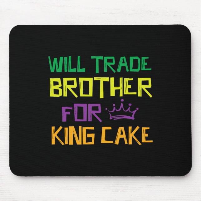 Mousepad Trocarei Irmão Por King Cake  (Frente)