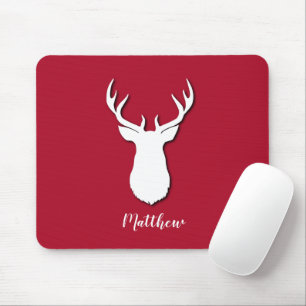 Mousepad Troféu Cute Deer Patterno Festivo