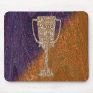 Mousepad TROFÉU Dourado: Celebração da recompensa do pr