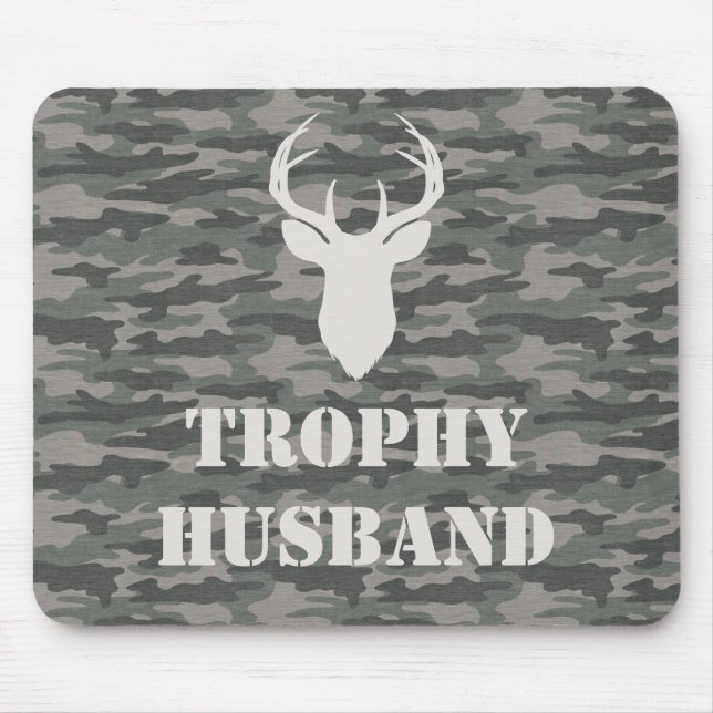 Mousepad Troféu Marido Engraçado Presente Masculino (Frente)