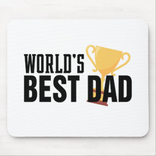 Mousepad Troféu Mundial de Tipografia do Melhor Pai Pad d