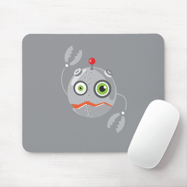 Mousepad troll robô (Com mouse)