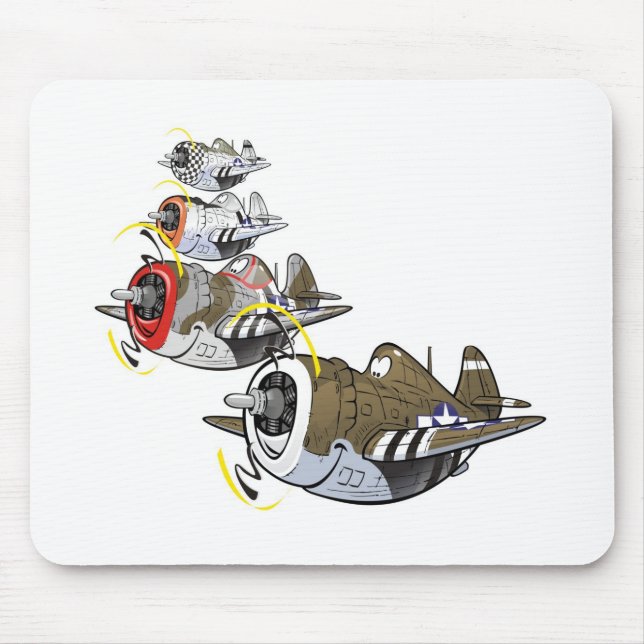 Mousepad Tromba P-47 em formação (Frente)