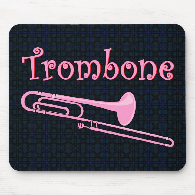 Mousepad Trombone rosa (Frente)