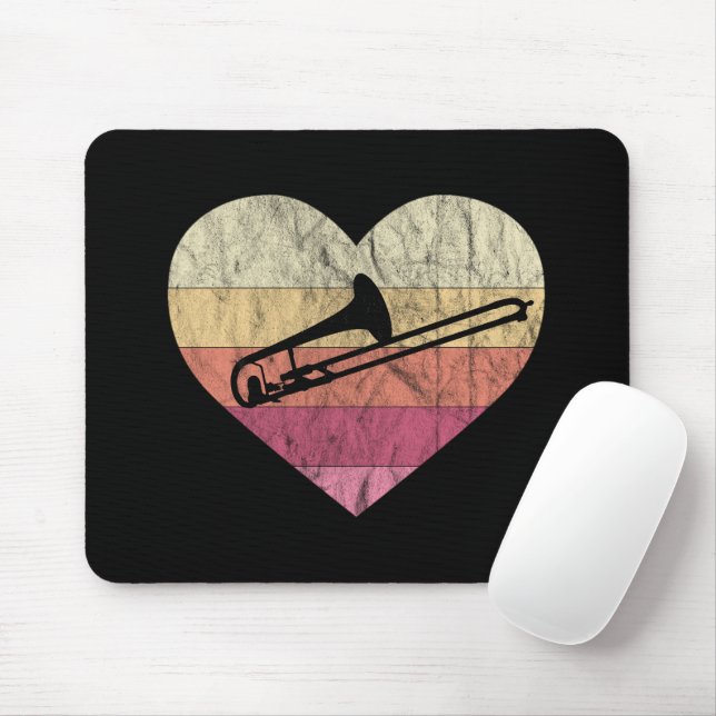 Mousepad Trombonista Adora Jogar Trombone (Com mouse)