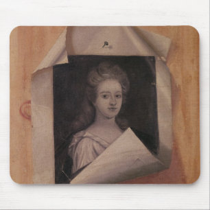 Mousepad Trompe - l ' retrato do oeil de uma senhora