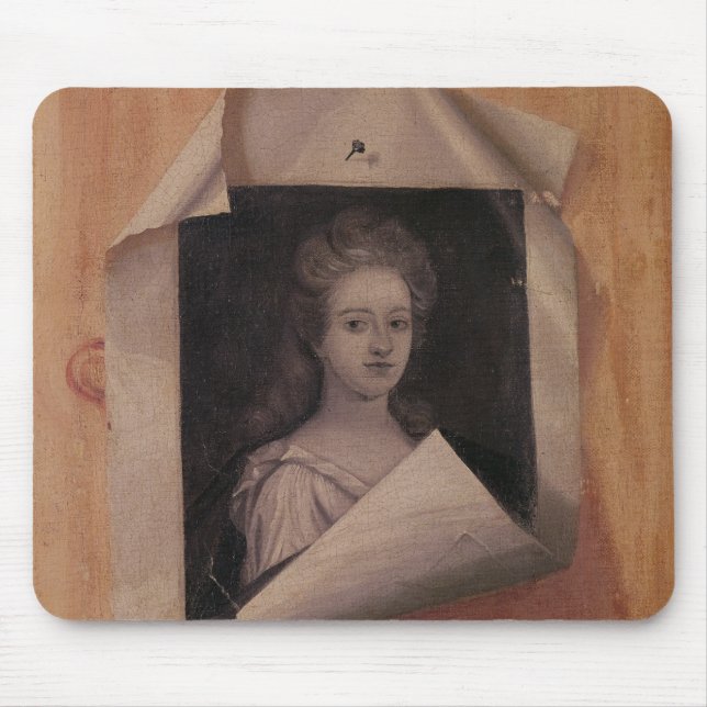 Mousepad Trompe - l ' retrato do oeil de uma senhora (Frente)