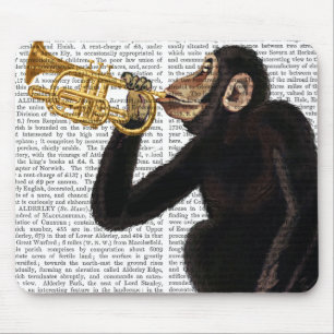 Mousepad Trompete de Jogar Macaco 2