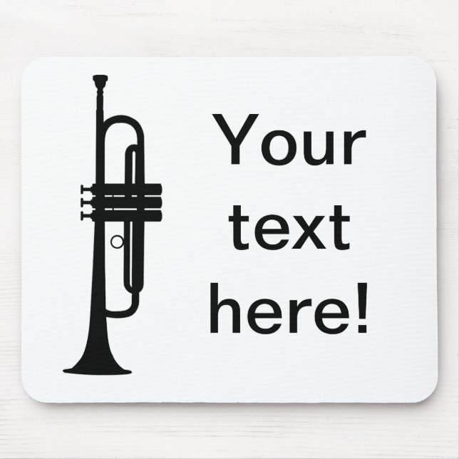 Mousepad Trompete Personalizado (Frente)