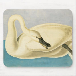 Mousepad Trompeter Swan por John James Audubon, Vintage Bir
