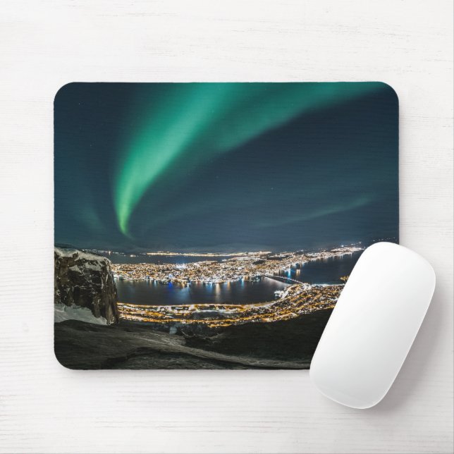 Mousepad Tromso das luzes do norte (Com mouse)