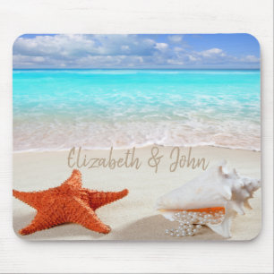 Mousepad Tropical Beach,Sand,Seashells