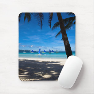 Mousepad Tropical Beaches White Beach Boracay Philippines