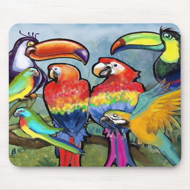 Mousepad Tropical Birds (Frente)