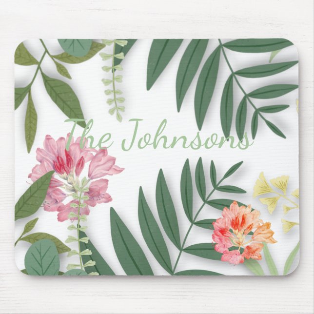 Mousepad Tropical Floral (Frente)