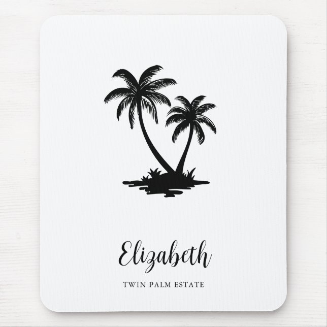 Mousepad Tropical Palm Tree Coastal Personalized (Frente)