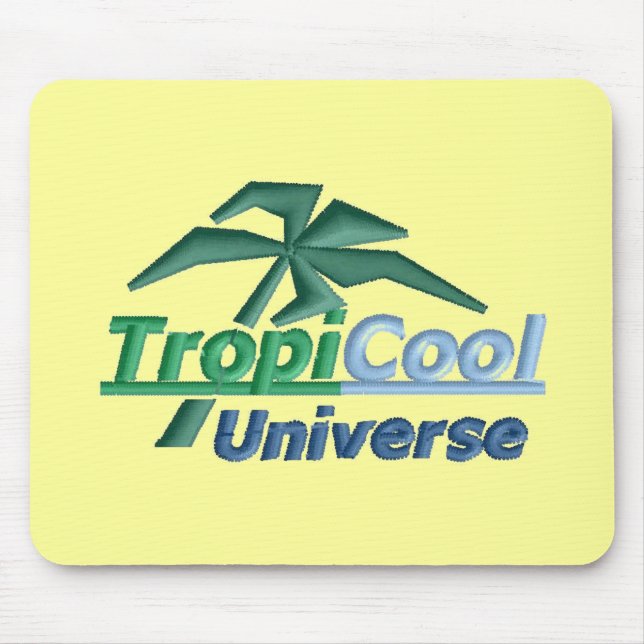 Mousepad TropiCoolMousepad Universo (amarelo) (Frente)