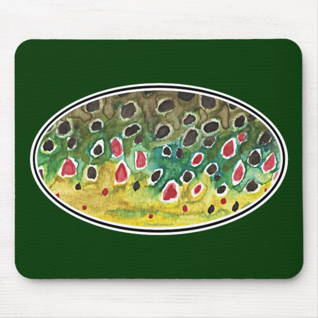 Mousepad Trout Fly FIshing (Frente)