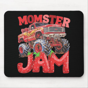 Mousepad Truck Jam Mamãe Momster Boy Mamãe Birthday Mães Da