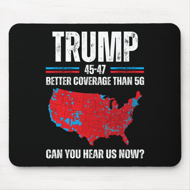 Mousepad Trump 2024 45 47 Melhor Cobertura Do Que 5 g Pode  (Frente)