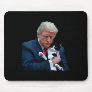 Mousepad Trump 2024 Cat Mega Funny Trump Cat