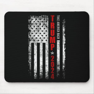 Mousepad Trump 2024 Devolva a América Bandeira Americana Pa